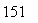 文字方塊: 151